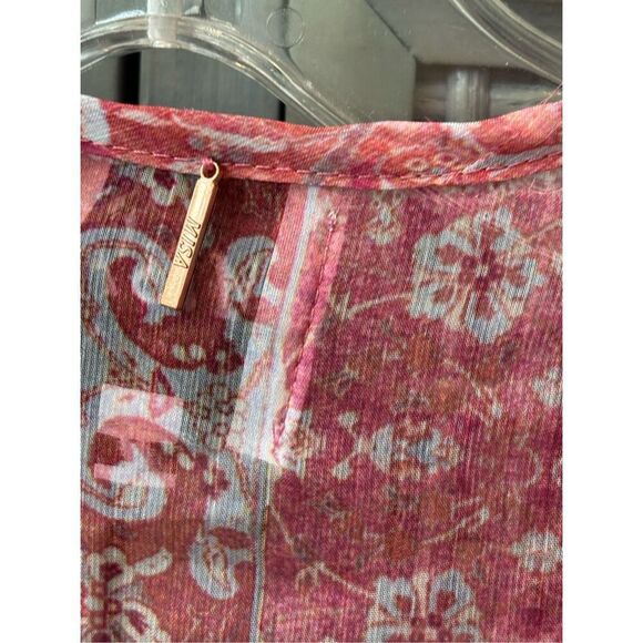 MISA LOS ANGELES Raziela Top in Washed Rose Lilac, $218 Med A31 - Picture 5 of 8